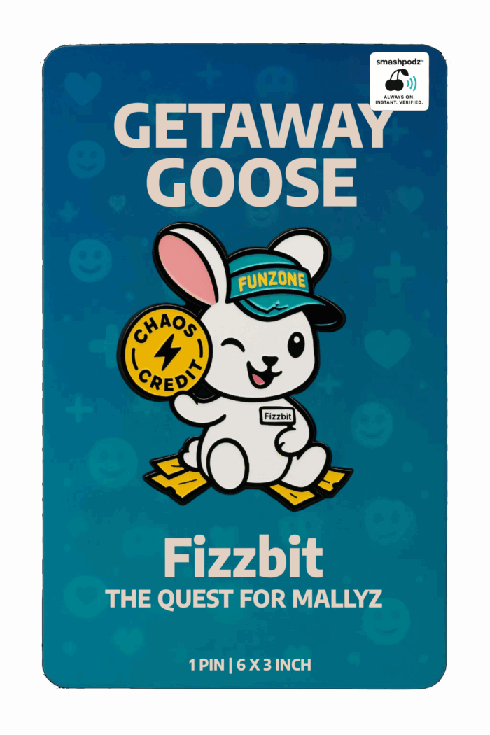 Getaway Goose Pin – Series 1 Fizzbit – Powered by Smashpodz™