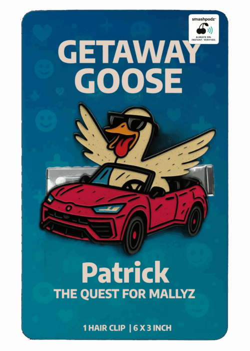 Getaway Goose Hair Clip – Series 1 Patrick – Powered by Smashpodz™