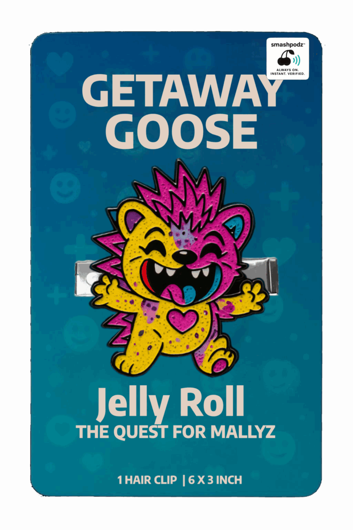 Getaway Goose Hair Clip – Series 1 Jelly Roll – Powered by Smashpodz™