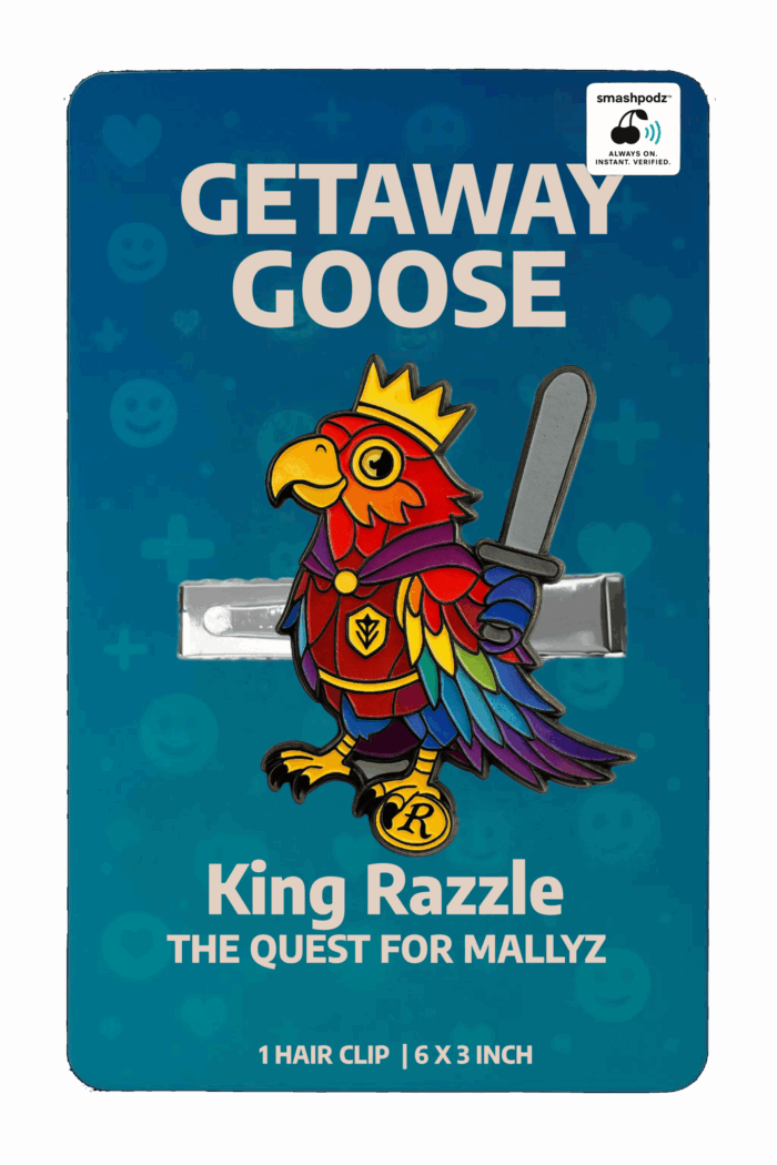 Getaway Goose Hair Clip – Series 1 King Razzle – Powered by Smashpodz™